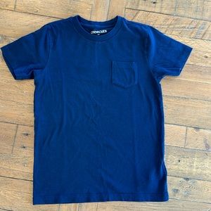 Crewcuts basic navy tee, boys, sz 8